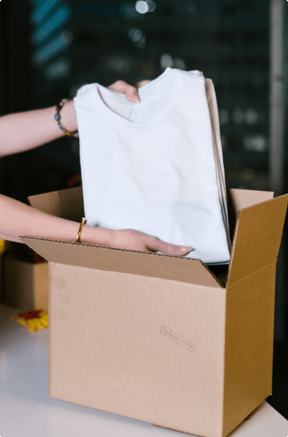 Reverse logistics opening package