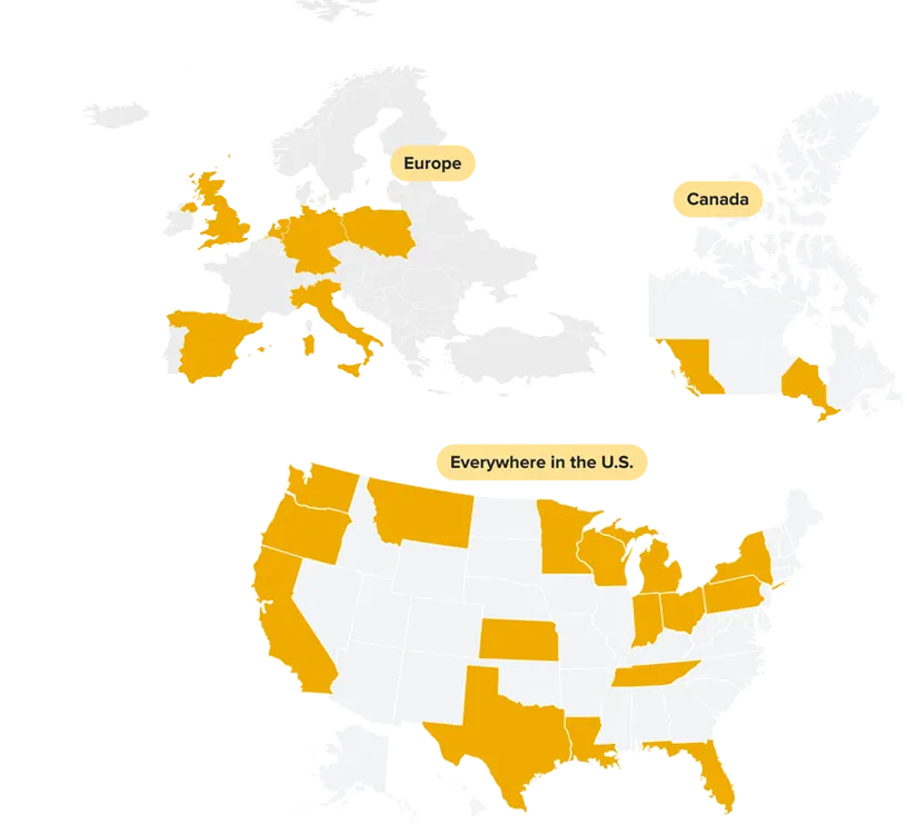 Warehouse map