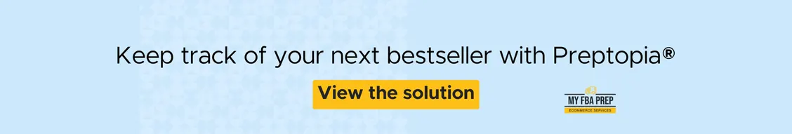CTA banner - Keep track of your next bestseller with Preptopia