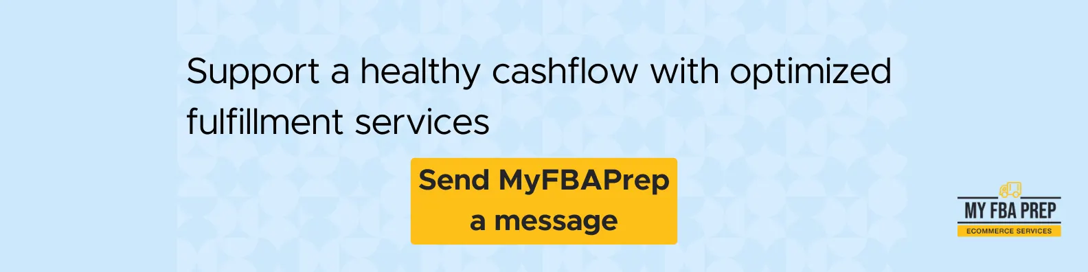 CTA banner - Support a healthy cashflow with optimized fulfillment services