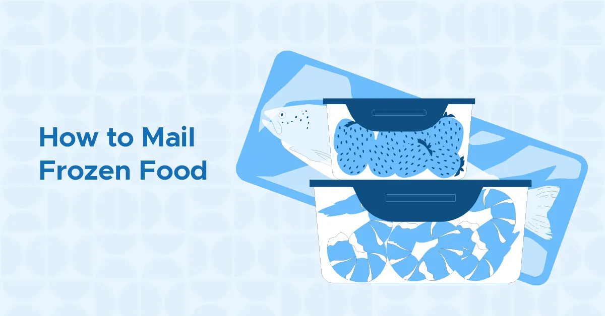 How to mail frozen food