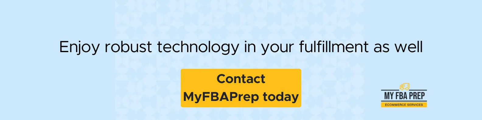 CTA banner - Enjoy robust technology in your fulfillment as well