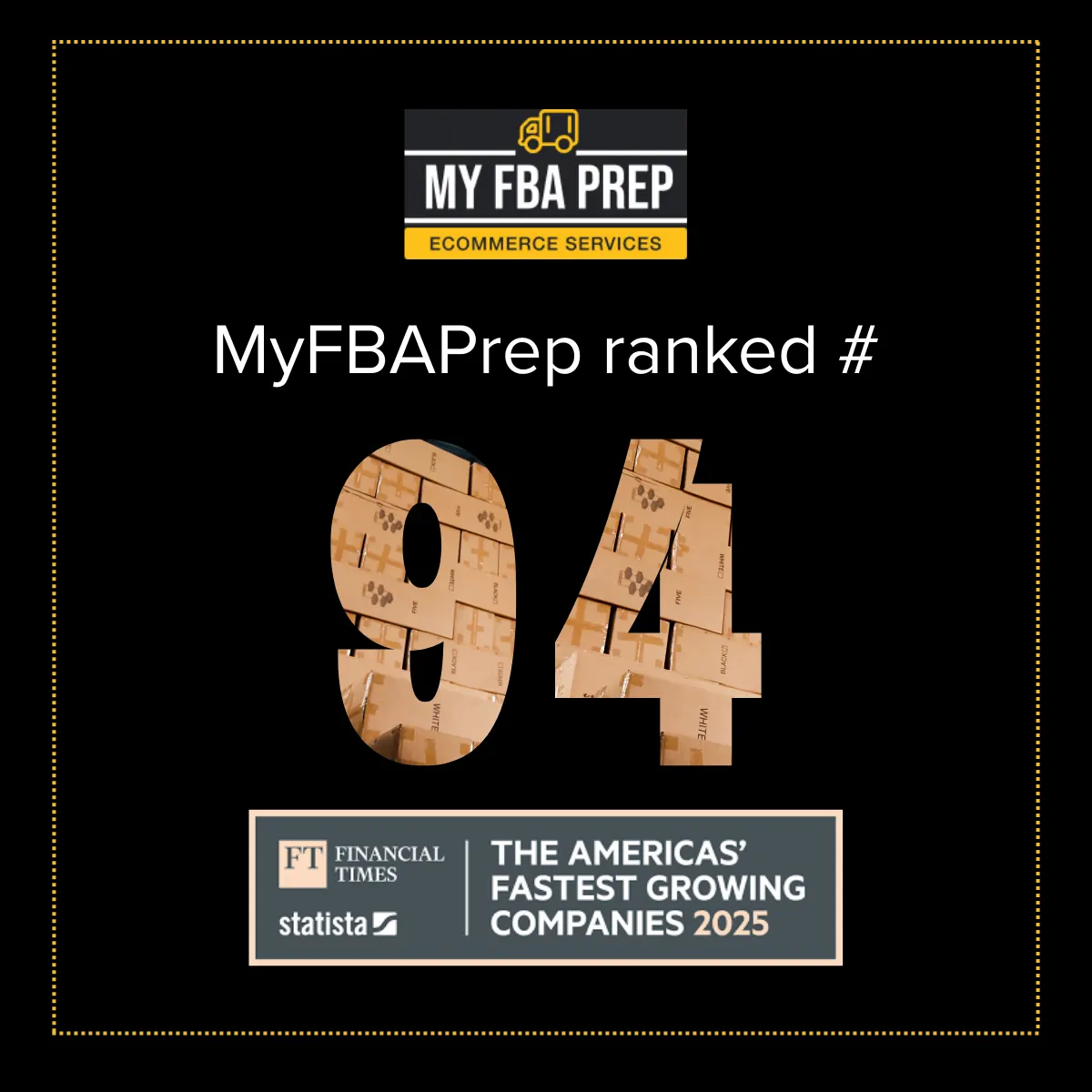 My FBA prep ranked
